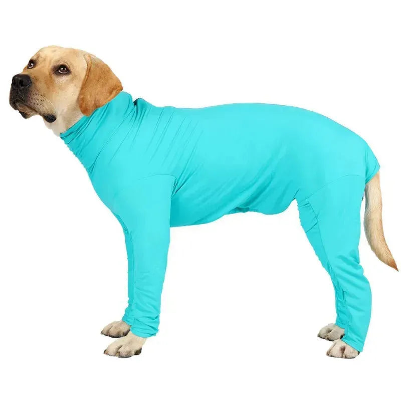 Pet Home Wear Pajamas Dog Jumpsuit Operative Protection Long Sleeves Bodysuit Comfortable For Medium Large Dogs XS-3XL