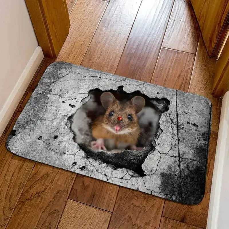 unny Front Entrance Door Carpet 3D Animals Dog Floor Carpets for Living Room Bedroom Non-Slip Kitchen Mats