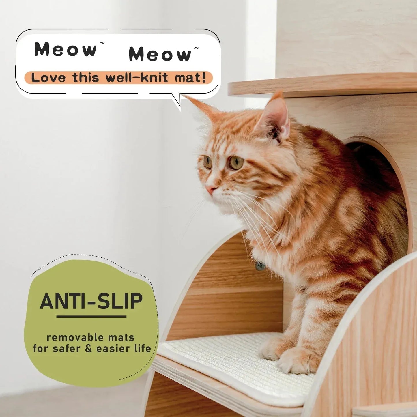 Cat Tree Cat Tower with Scratching Posts and Plush Condo Cat Furniture for Small Spaces Multi-Level Stand House Activity Tower