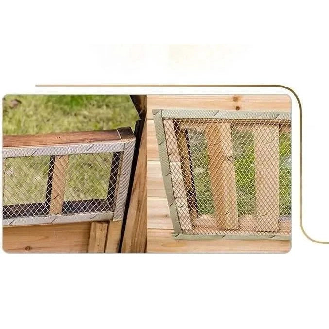 Wooden Dog House Nest Outdoor Rainproof Dog Cat Cage Modern Pet Kennels Warm Small Large Dogs Universal House H