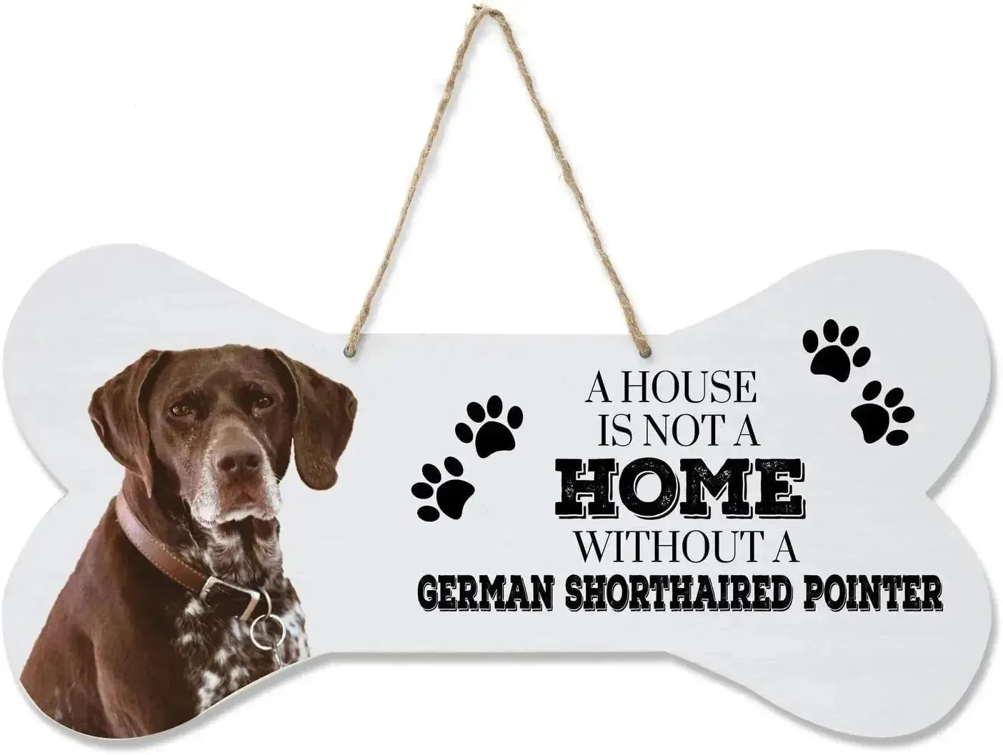 Home is Where My Dog is Pet Quote Dog Bone Wall Wooden Hanging Signs Dog Lovers Gifts for Women Dog Owner Gift for Home Decor