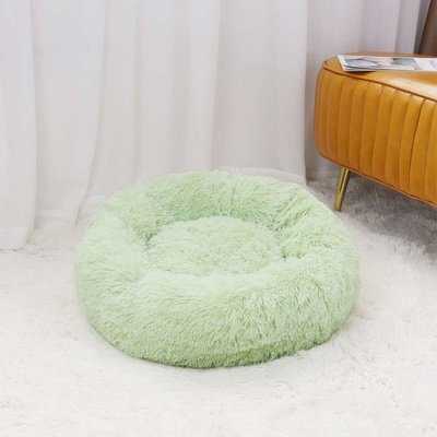 Soft Dog Beds Pet Dog Cat Bed Plush Full Size Washable Calm Bed Donut Bed Comfortable Sleeping Artifact Product Dog Beds Mats - Finnigan's Play Pen