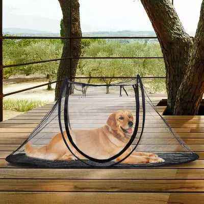 Outdoor Folding Dog Tent Bed Waterproof Base Dog House Cage Pet Kennel Fence Portable Dogs House for Small Medium Large Dog