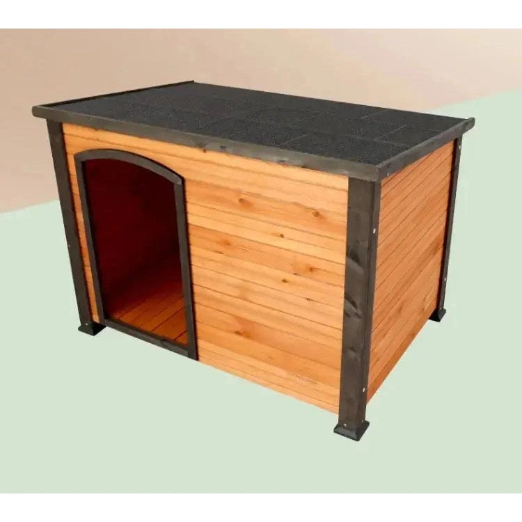 Solid Wooden Dog House Waterproof Outdoor Kennel Cage Small Large Breed Dogs Dog House Samoyeds Kennel Pet House H