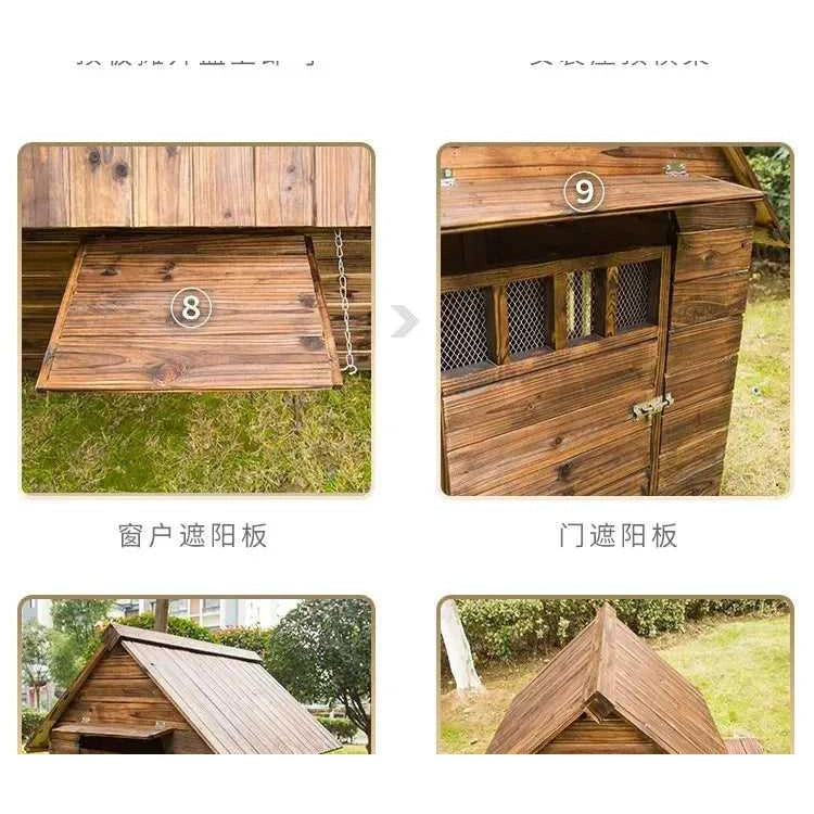 Large Size Corral Dog House Supplies Booth Small Wooden Puppy Dog House Camping Home Casinha De Pet Cachorro Dog Furniture Fg26