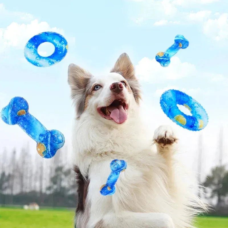 Gigwi Dog Toy G-BLINK Series Bite Resistance Bouncy Pet Chew Toy Small/Medium Dog Molar Bite Resistant Sounding Toy Pet Supplies