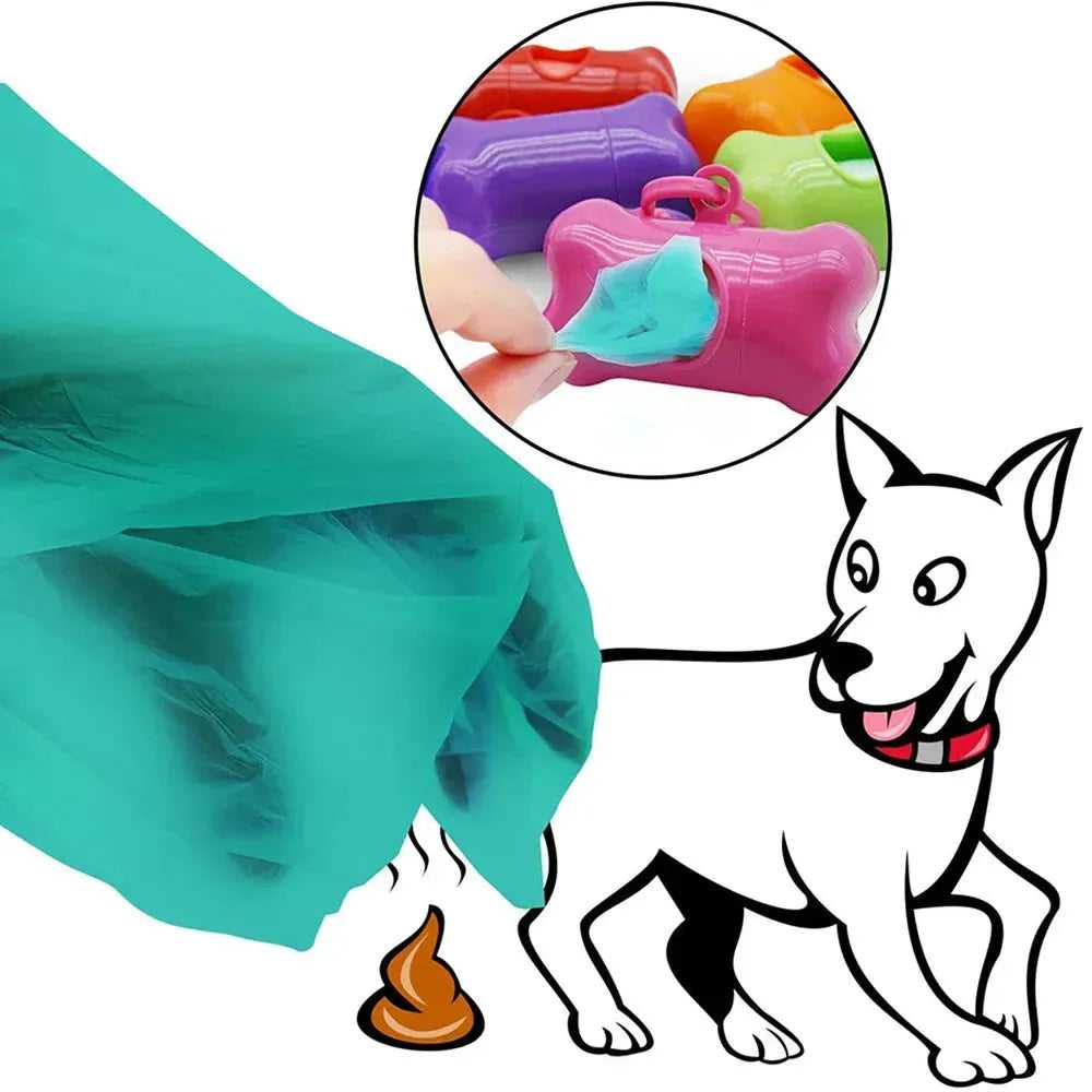 150 Dog Poop Bags with Dispenser and Leash Clip, Guaranteed Leak-Proof, Extra Thick and Strong Poop Bags for Dogs, Pet Waste Bag