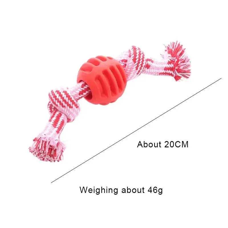 Bite Resistant Dog Rope Toy for Dogs Bite Resist Interactive Cotton Bone Small Puppy Chew Knot Teeth Cleaning Rope Dogs Toys