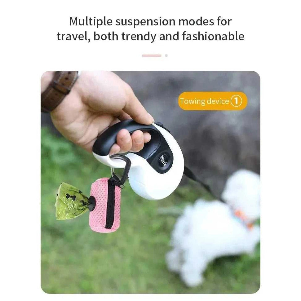 Dog Poop Bag Dispenser Hangingable Dog Waste Bag Holder Bags Dispenser for Dogs Walking Garbage Bags Dispensers Pet Supplies