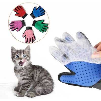 Pet Glove Cat Grooming Glove Cat Hair Deshedding Brush Gloves Dog Comb for Cats Bath Hair Remover Clean Massage Brush For Animal
