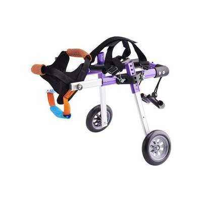 Regal Canine - Adjustable Purple Dog Wheelchair for Hind Leg Rehabilitation XS S