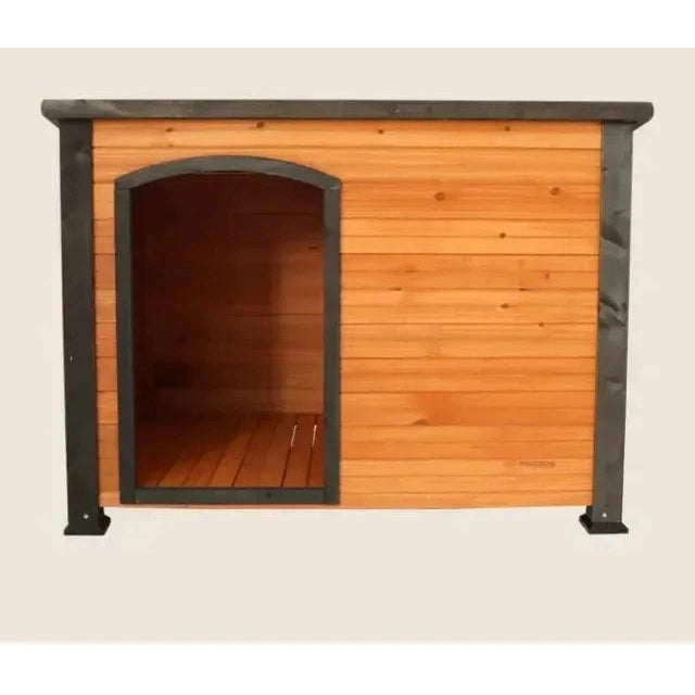 Solid Wooden Dog House Waterproof Outdoor Kennel Cage Small Large Breed Dogs Dog House Samoyeds Kennel Pet House H