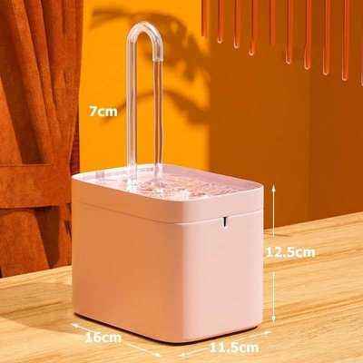 Pet Water Dispenser Cat Water Fountain Auto Filter USB Electric Cat Drinker Bowl 1.5L Recirculate Filtring Drinker for Cats - Finnigan's Play Pen