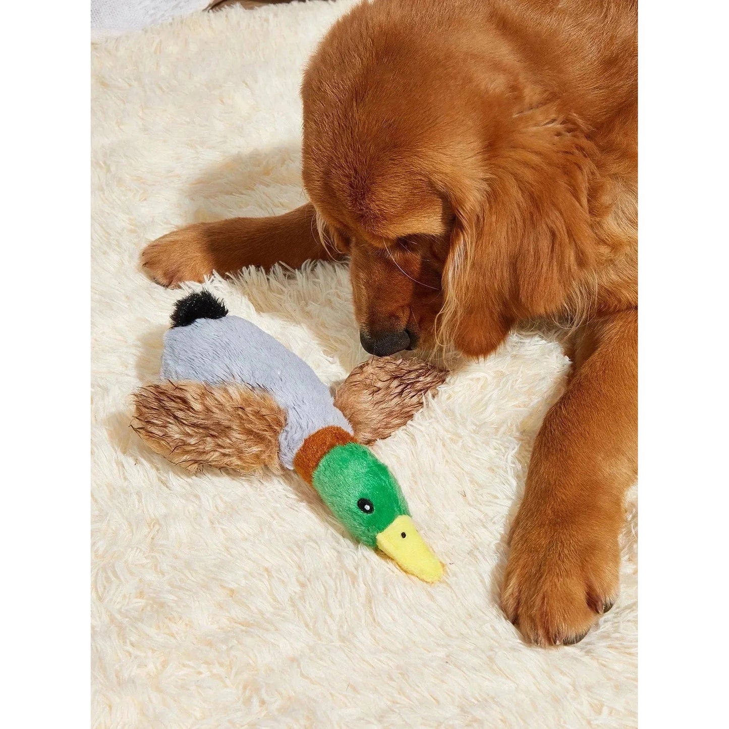 Wild Duck Style Pet Dog Toy Plush Toy Dog Supplies Suitable For All Small Dogs Pet Toys Fun Durable Chewing Teeth