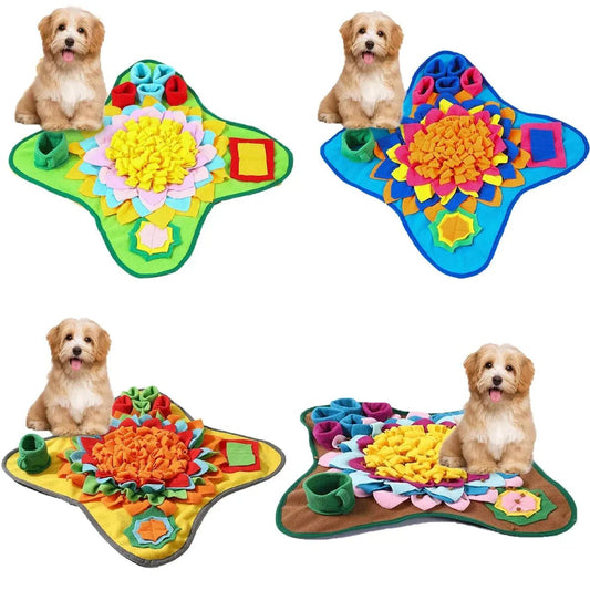 Good quality Pet Snuffle Mat for Dogs,Interactive Feed Puzzle for Boredom Comfort and softness