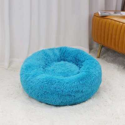 Soft Dog Beds Pet Dog Cat Bed Plush Full Size Washable Calm Bed Donut Bed Comfortable Sleeping Artifact Product Dog Beds Mats - Finnigan's Play Pen