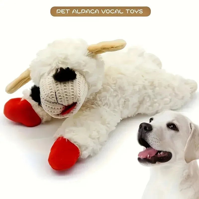 1pc plush doll pet toy with sound lamb doll alpaca panda doll plush toy