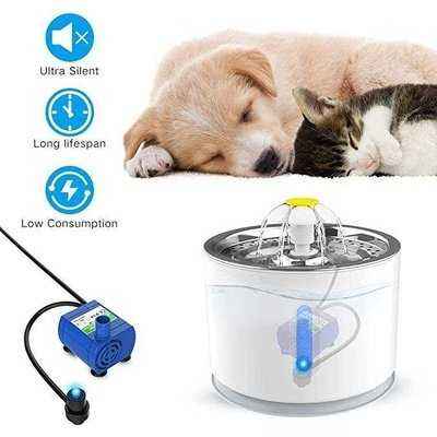 Cat Water Fountain Dog Drink Bowl Active Carbon Filter Automatic Pet Drinking Electric Dispenser Bowls Cats Drinker USB Powered - Finnigan's Play Pen