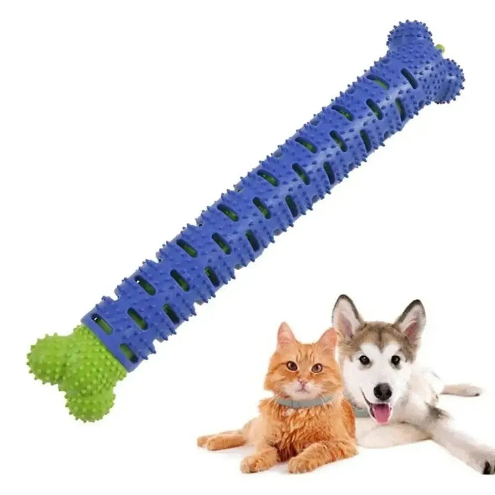 Dog Tooth Grinding Stick Food Grade Cleaning Massager Rubber Tooth Brush Chewing Toy Teeth Cleaning Pet with Slight Bite Force