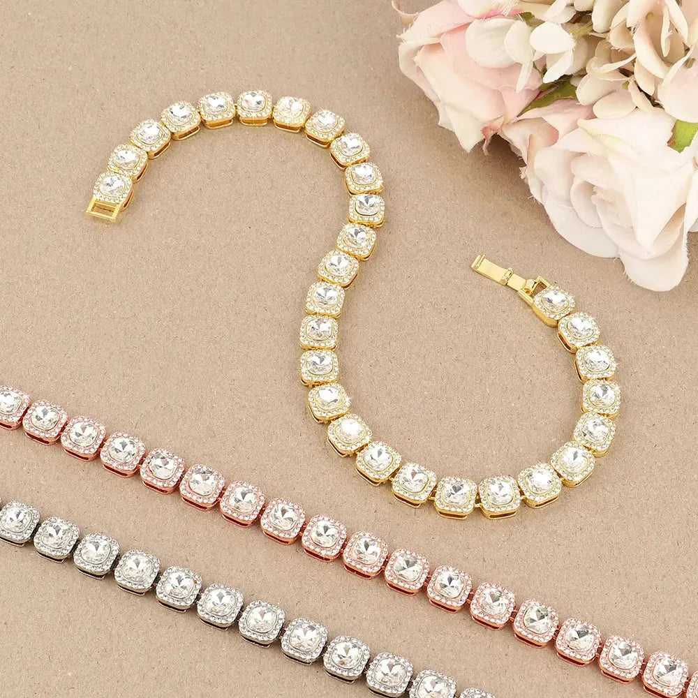 Bling Diamond Dog Chain Collar Crystal Rhinestone Pet Necklace Collar Luxury Shining Collars for Small Medium Dogs Cat Chihuahua