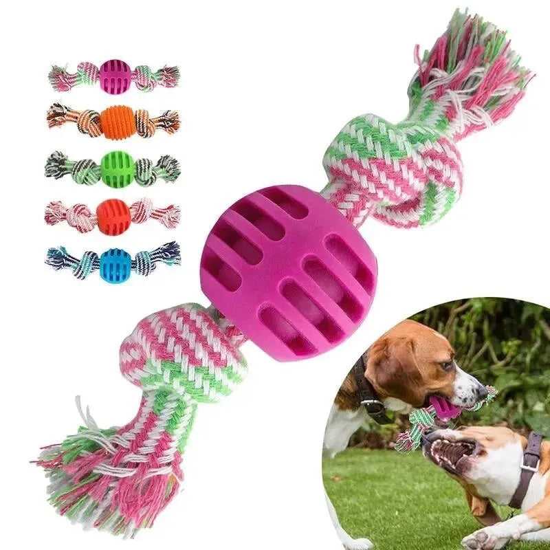 Bite Resistant Dog Rope Toy for Dogs Bite Resist Interactive Cotton Bone Small Puppy Chew Knot Teeth Cleaning Rope Dogs Toys