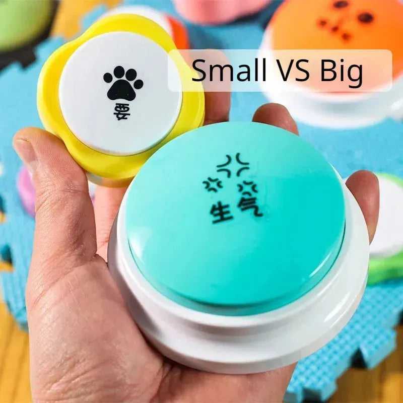 Cat Communication Small Button Dog Mini Recording Training Bell Internet Celebrity Pet Voice Tapping Sound Making Toy