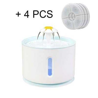 Cat Water Fountain Dog Drink Bowl Active Carbon Filter Automatic Pet Drinking Electric Dispenser Bowls Cats Drinker USB Powered - Finnigan's Play Pen