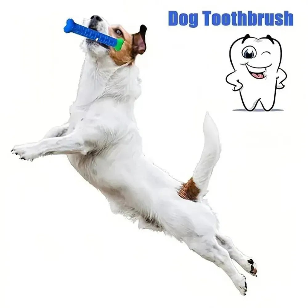 Dog Tooth Grinding Stick Food Grade Cleaning Massager Rubber Tooth Brush Chewing Toy Teeth Cleaning Pet with Slight Bite Force