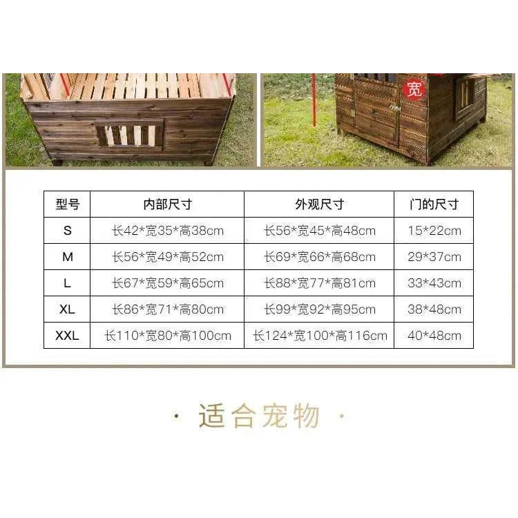 Large Size Corral Dog House Supplies Booth Small Wooden Puppy Dog House Camping Home Casinha De Pet Cachorro Dog Furniture Fg26