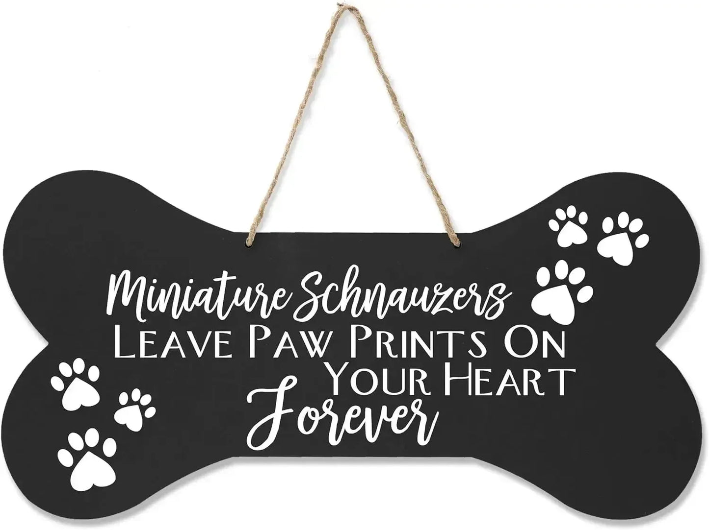 Home is Where My Dog is Pet Quote Dog Bone Wall Wooden Hanging Signs Dog Lovers Gifts for Women Dog Owner Gift for Home Decor