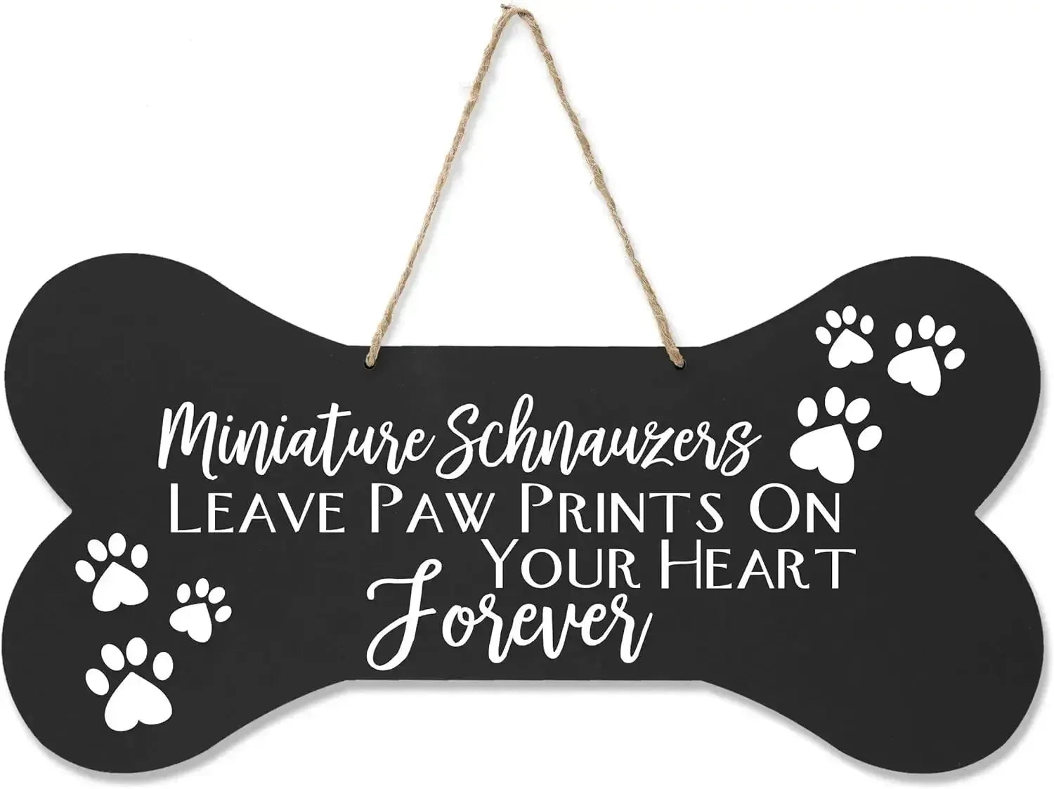 Home is Where My Dog is Pet Quote Dog Bone Wall Wooden Hanging Signs Dog Lovers Gifts for Women Dog Owner Gift for Home Decor