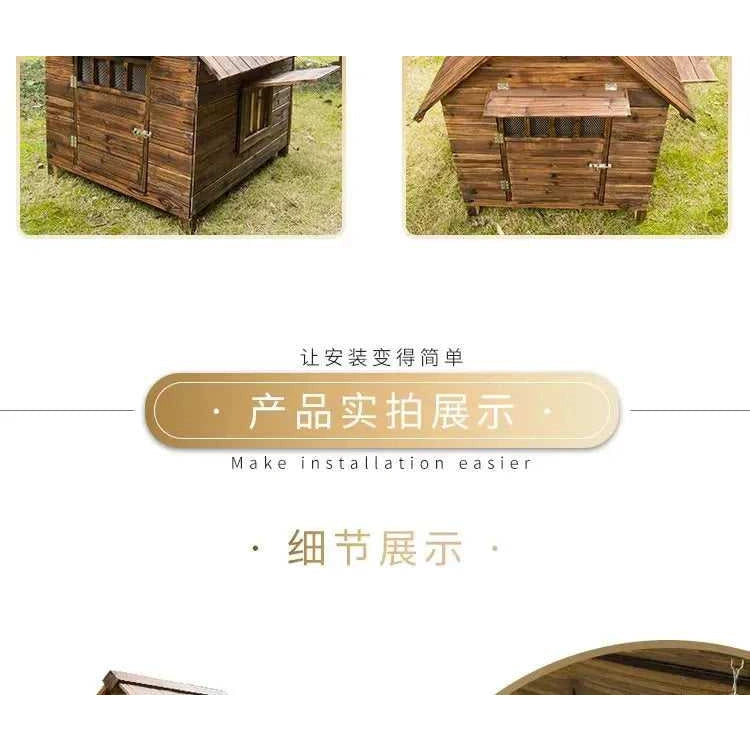 Large Size Corral Dog House Supplies Booth Small Wooden Puppy Dog House Camping Home Casinha De Pet Cachorro Dog Furniture Fg26