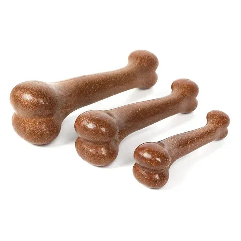 Dog Bone Chews Toys Nearly Indestructible Natural Non-Toxic Anti-bite Puppy Toys For Small Medium Large Dog Pet Chew Game Dental