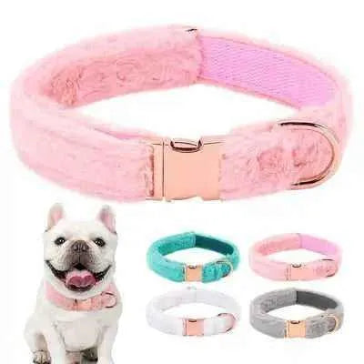 Didog Soft Fur Dog Collar for Winter Warmth 🐶