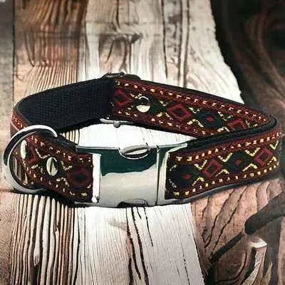 Elysian Paws Handmade Elegance Dog Collar for Medium Breeds