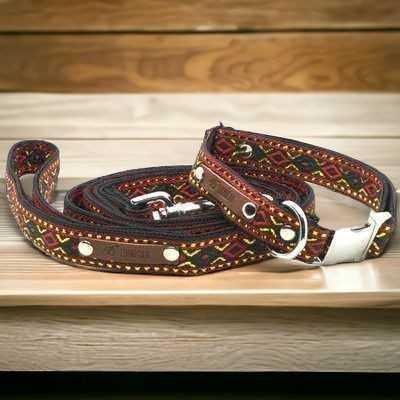 Finnigan's Stylish Handcrafted Dog Collar Set