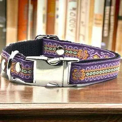 Luxury Cotton Elegance Dog Collars