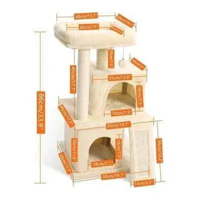 Regal Feline Dreamland by PAWZ Road Cat Tree Condo