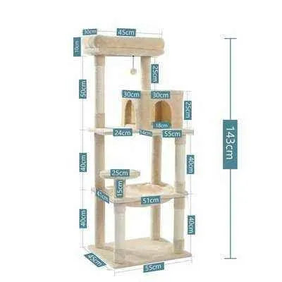 Regal Feline Dreamland by PAWZ Road Cat Tree Condo