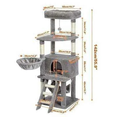 Regal Feline Dreamland by PAWZ Road Cat Tree Condo