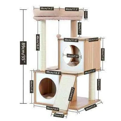 Regal Feline Dreamland by PAWZ Road Cat Tree Condo