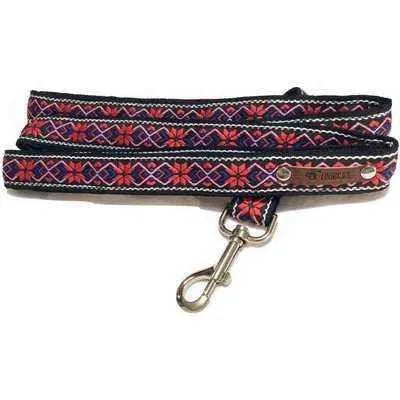 Regal Canine Elegance - Handcrafted Cotton Dog Collar for Majestic Large Breeds