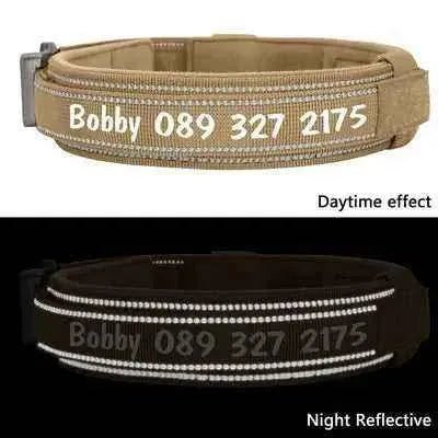 Elite Canine Elegance Personalised Military Dog Collar