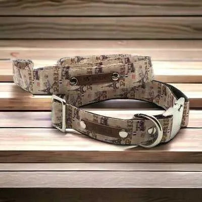 Glam Collar Set for Big Dogs - Designer Style for Your Fashionable Pooch