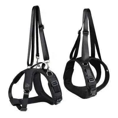 Regal Comfort: Didog Dog Lift Harness & Leash in Black