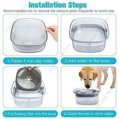 Enchanted Pet Palace Anti-Splash Water Bowl