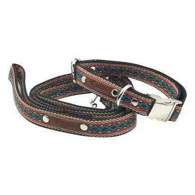 Elegance Unleashed: Handmade Designer Cotton Dog Collar for Medium Dogs