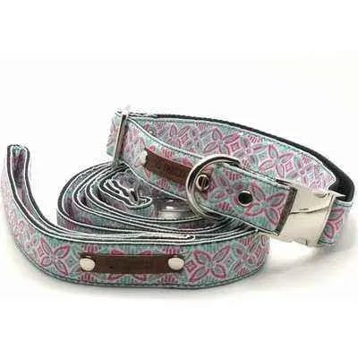 Finnigan Luxe Leather Dog Collar for Large Breeds