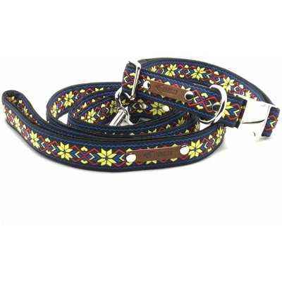 Durable Designer Dog Collar Set No.16l - Finnigan's Play Pen