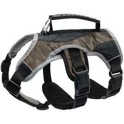 Reflective Dog Harness Halter Mesh Vest With Control Handle - Finnigan's Play Pen
